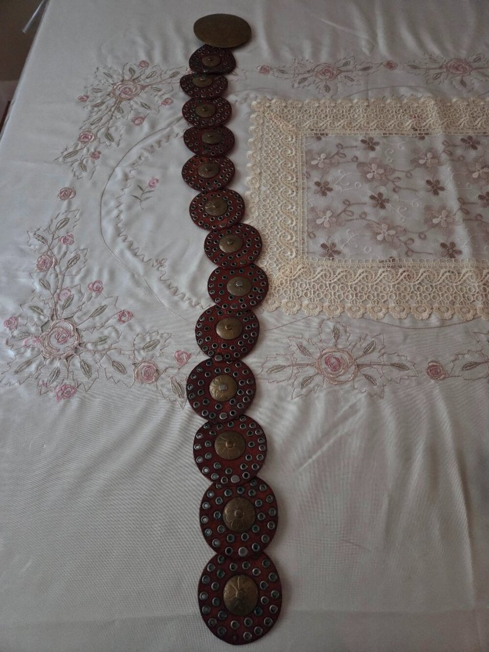 Vintage Leather Western Style Belt
